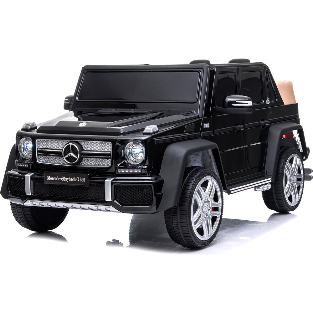 12V Mercedes Maybach G650 Landaulet 1-Seater Ride-On Car - Black