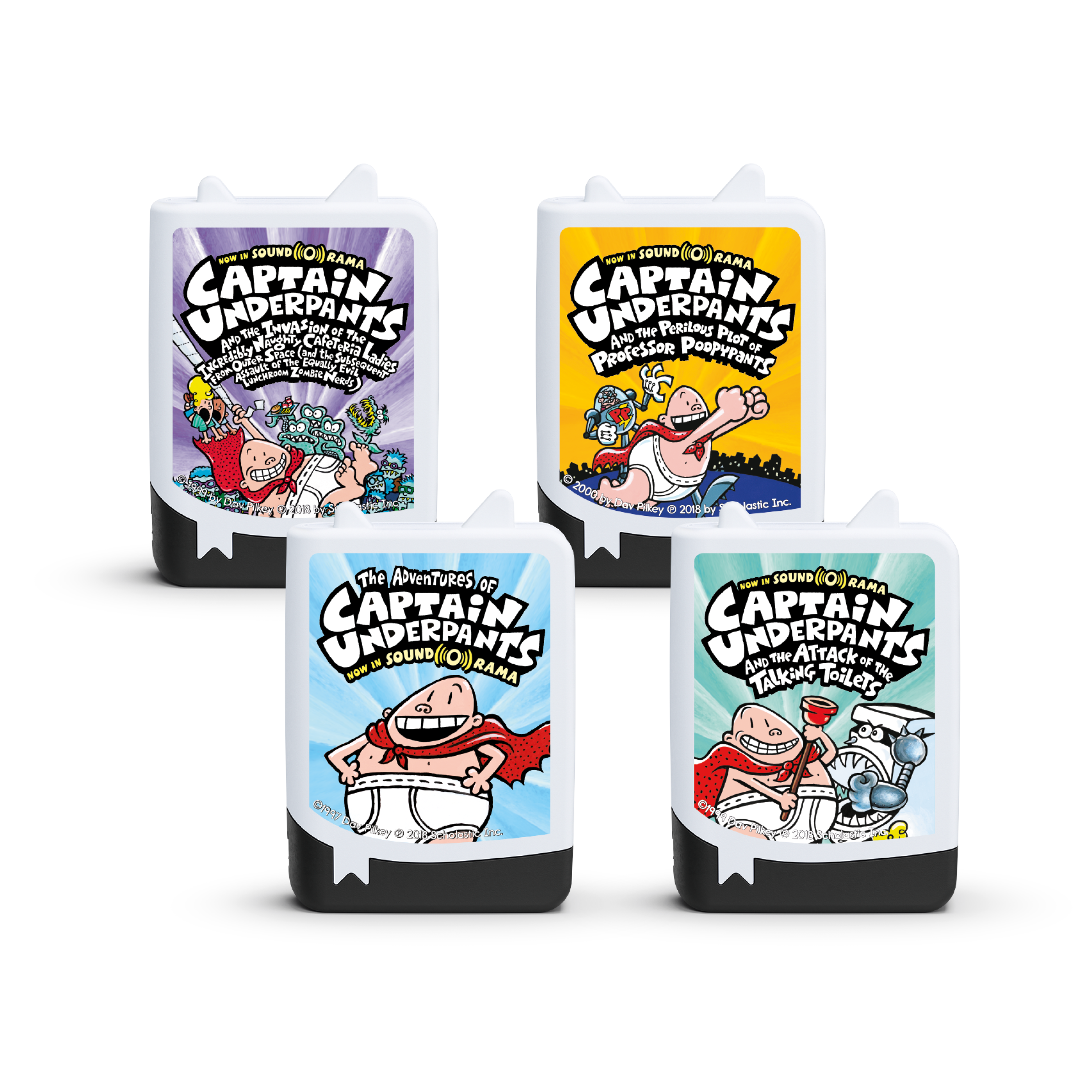 Captain Underpants Audiobook Tonies - 4 Pack