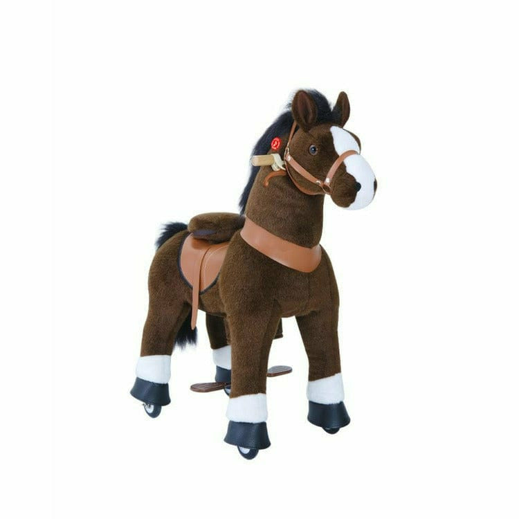 Chocolate Brown Model U Ride-On Horse - 3-4 Years