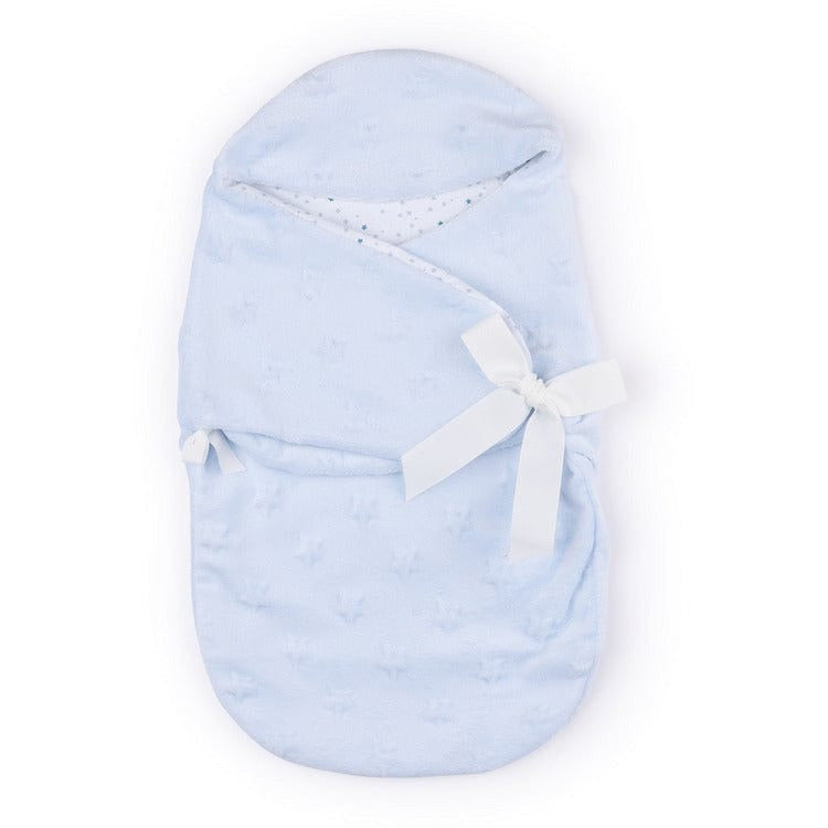 My FAO Doll Swaddle - Light Blue Stars
