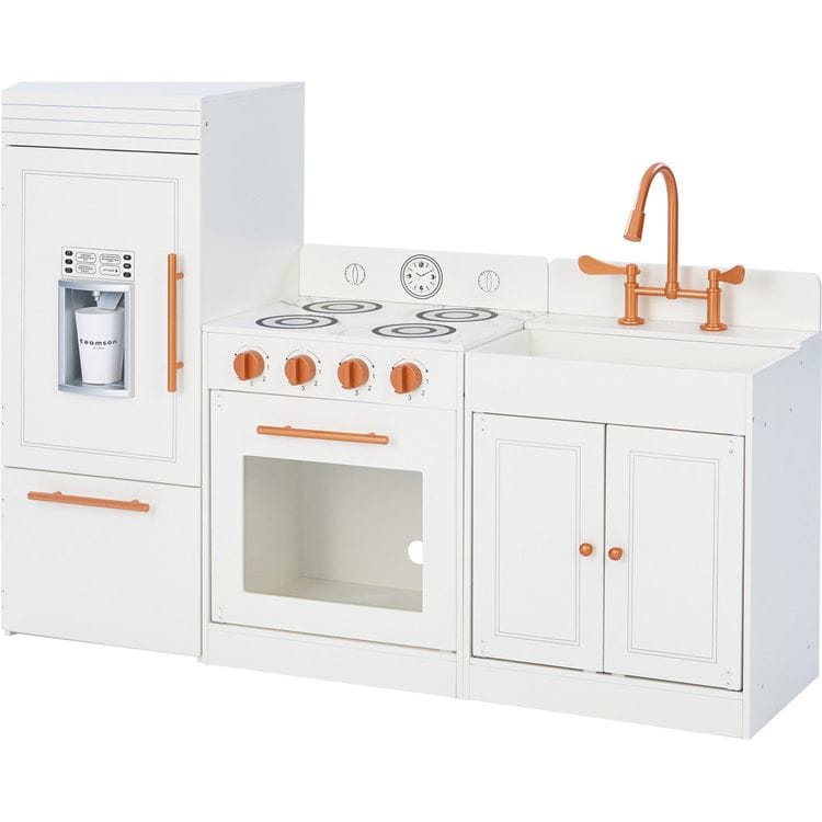 Little Chef Paris Complete Kitchen Playset - White/Rose Gold