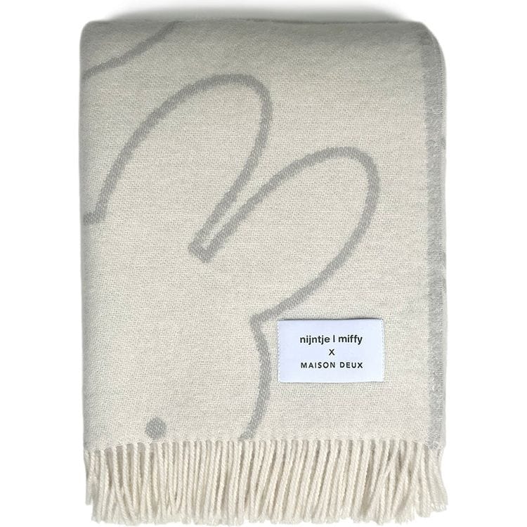 Miffy Blanket - Cloud White/Grey