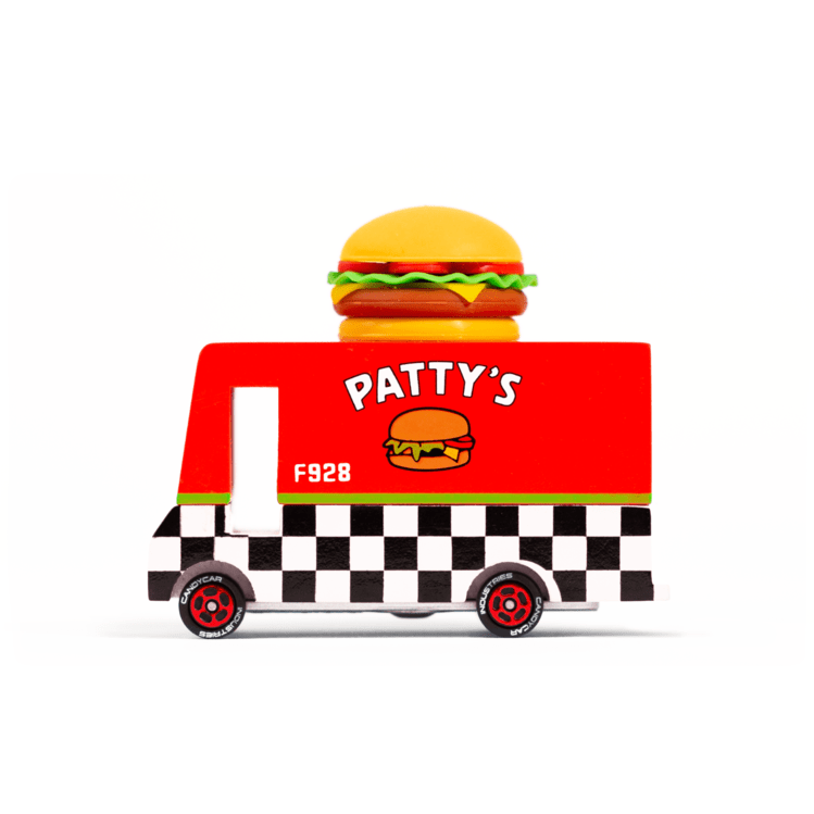 Pattys Hamburger Van Toy Car