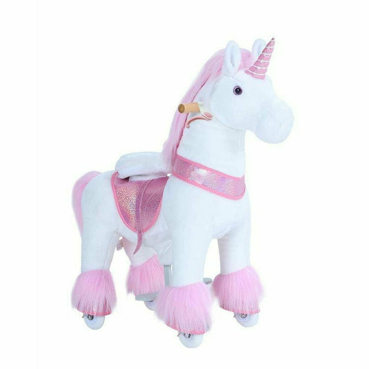 Pink Model U Ride-On Unicorn - 4-7 Years