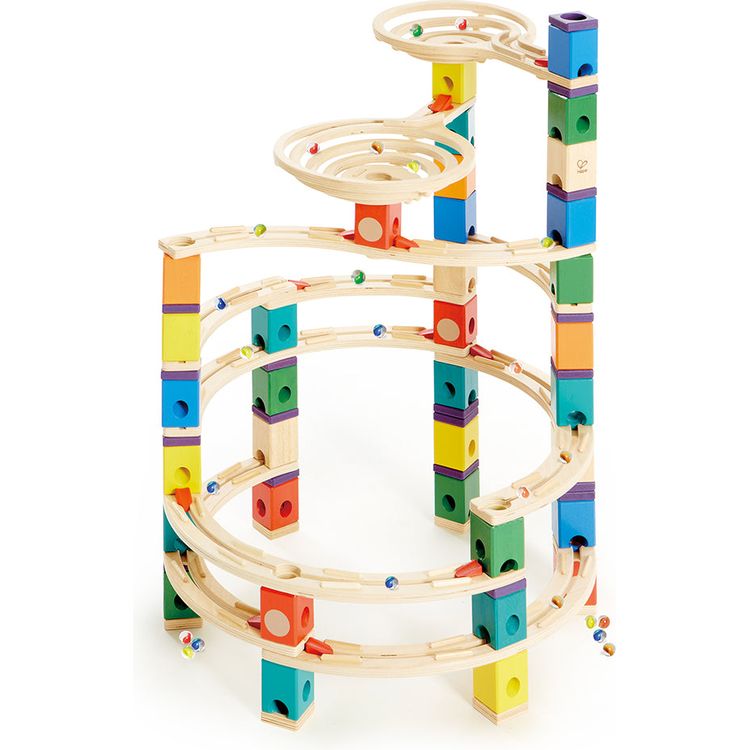 Quadrilla Cyclone Wooden Marble Run Blocks