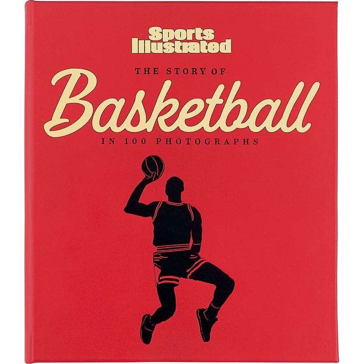 "The Story of Basketball in 100 Photographs" Leather-Bound Book by Sports Illustrated